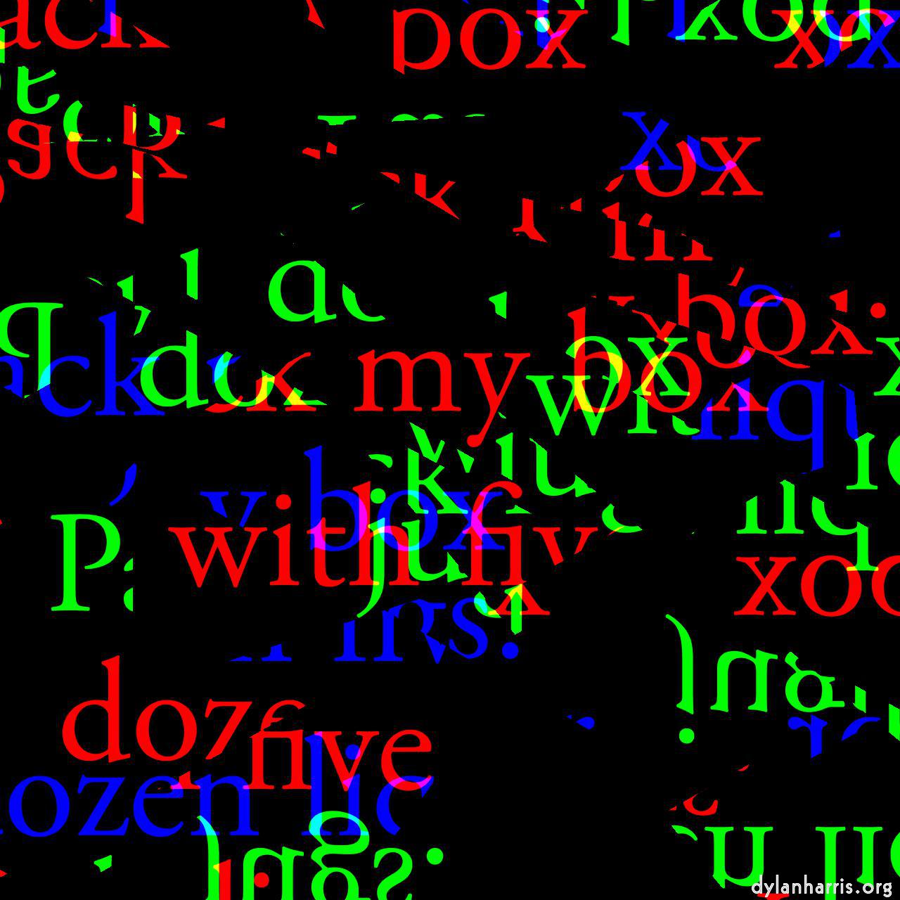 Image: kaleidoscopic and fractures :: colour&nbsp;fragments