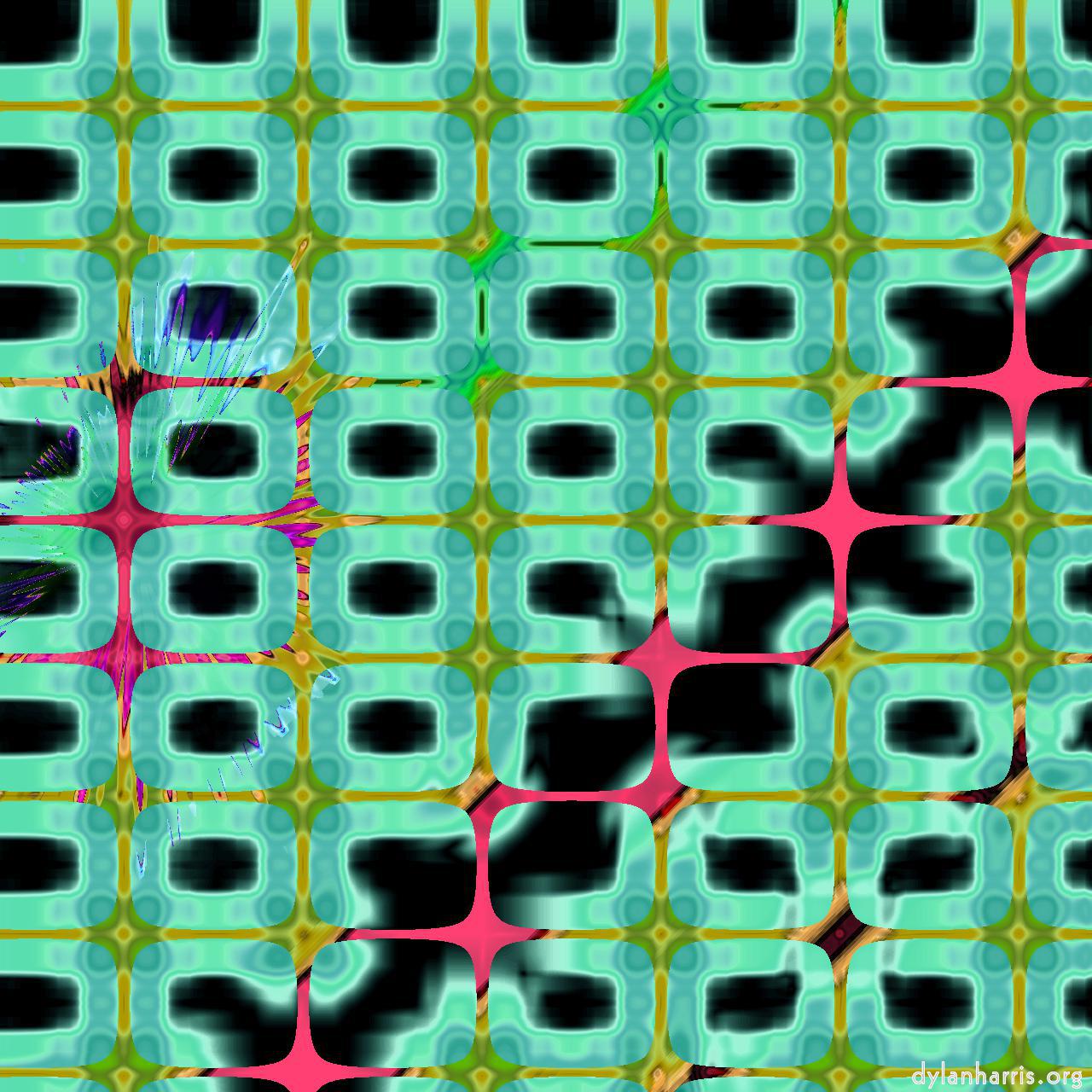 image: op art :: colour&nbsp;grid&nbsp;8