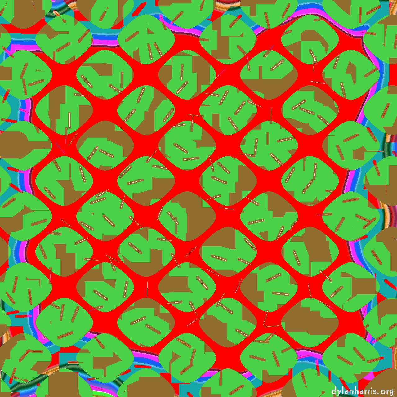 image: op art 1 :: colour&nbsp;grid&nbsp;6