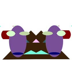 image: image from cartoon characters and shapes