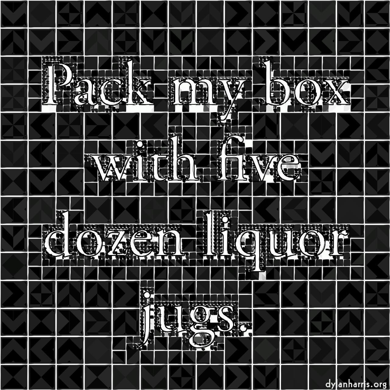 mosaic and tiling :: chevron&nbsp;grid