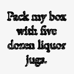 image: image from spreads wets melts drips and smears