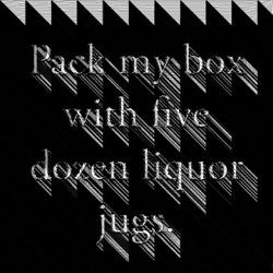 image from flat cartoon line screen block print