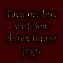 image from flat cartoon line screen block print