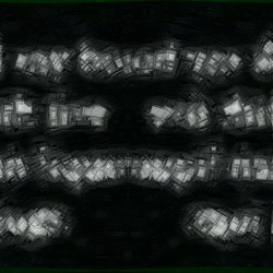 image from grunge chopped mutilated warped