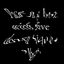 image from grunge chopped mutilated warped