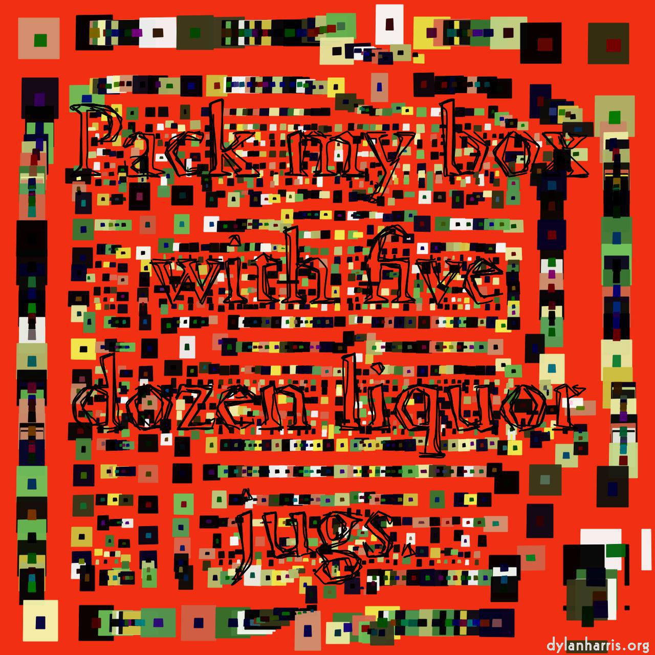 mosaic for source images with white background :: mod&nbsp;rectangles&nbsp;using&nbsp;random&nbsp;palette&nbsp;colour