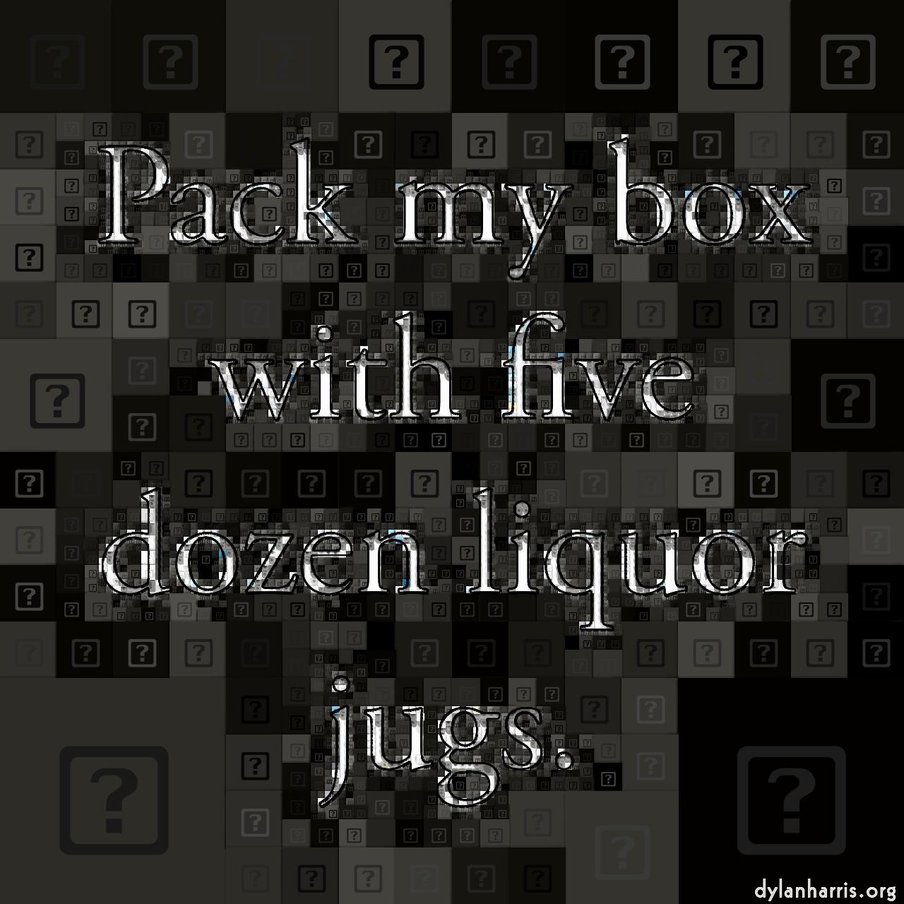 mosaic for source images with white background :: palette&nbsp;colour&nbsp;with&nbsp;texture&nbsp;and&nbsp;wingding