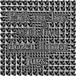 image from mosaic for source images with white background