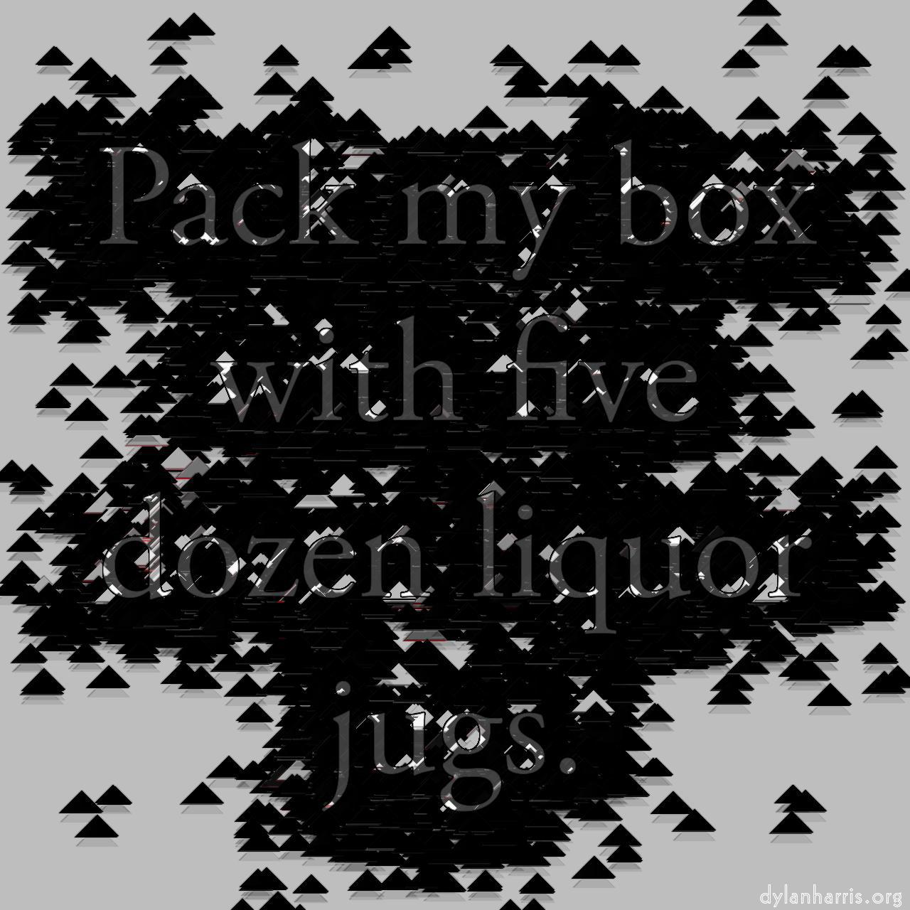 mosaic scatters for white background images :: triangles