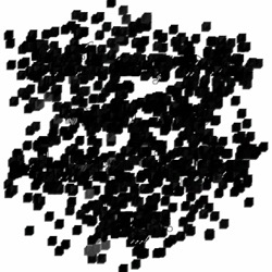 image from mosaic scatters for white background images