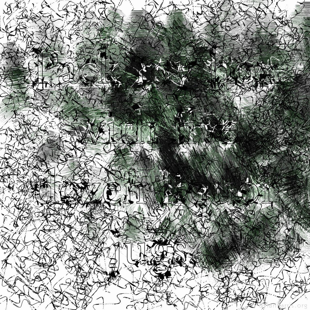 non-rep generative and abstract :: oil&nbsp;splatter