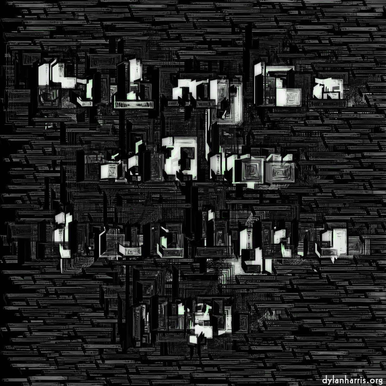 non-rep generative and abstract :: rectangular&nbsp;web&nbsp;with&nbsp;lip