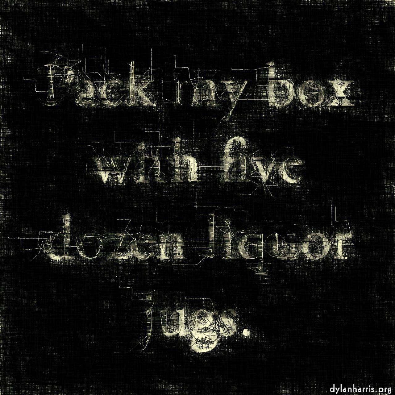 non-rep generative and abstract :: scribble&nbsp;thatch