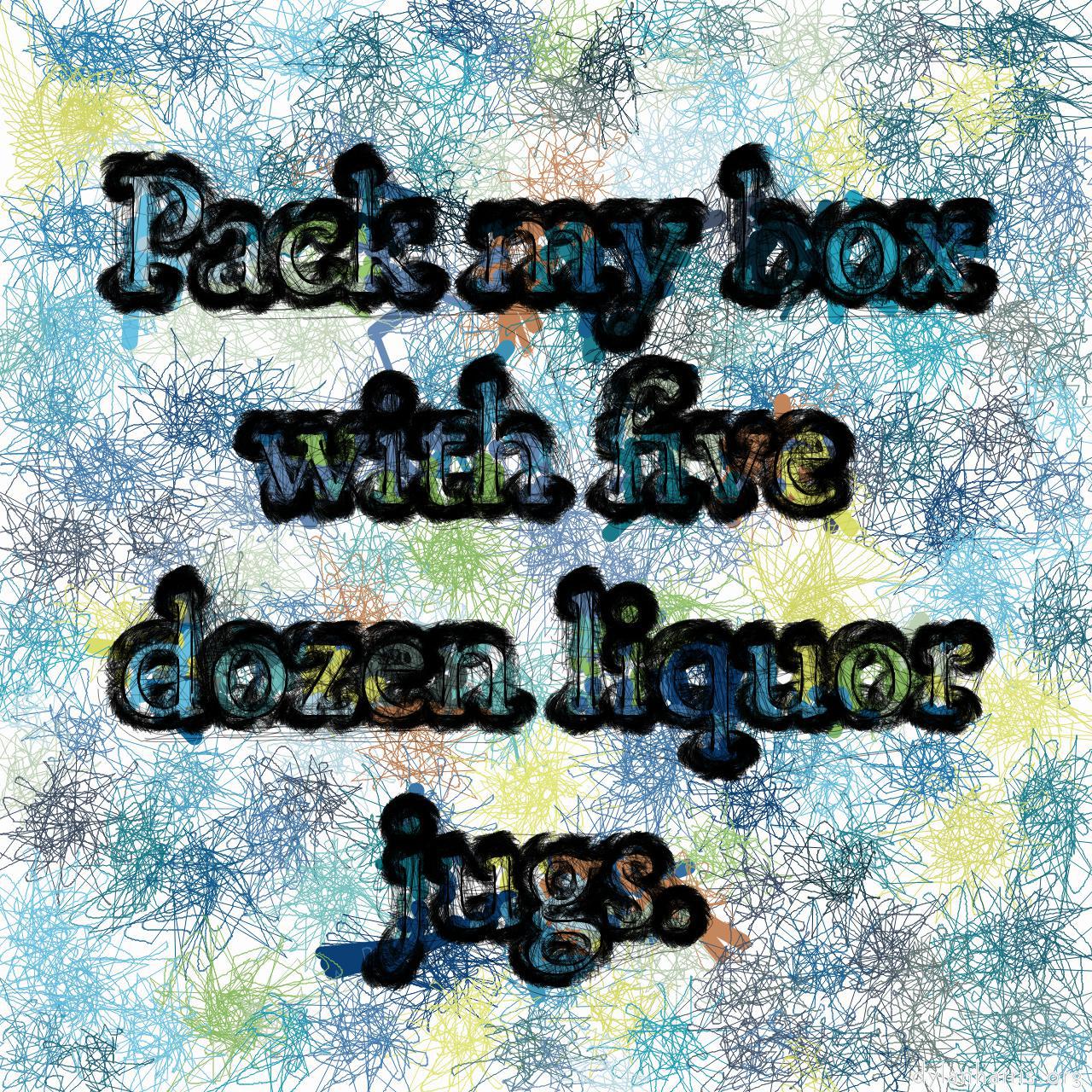 non-rep generative and abstract :: splatter&nbsp;scribble