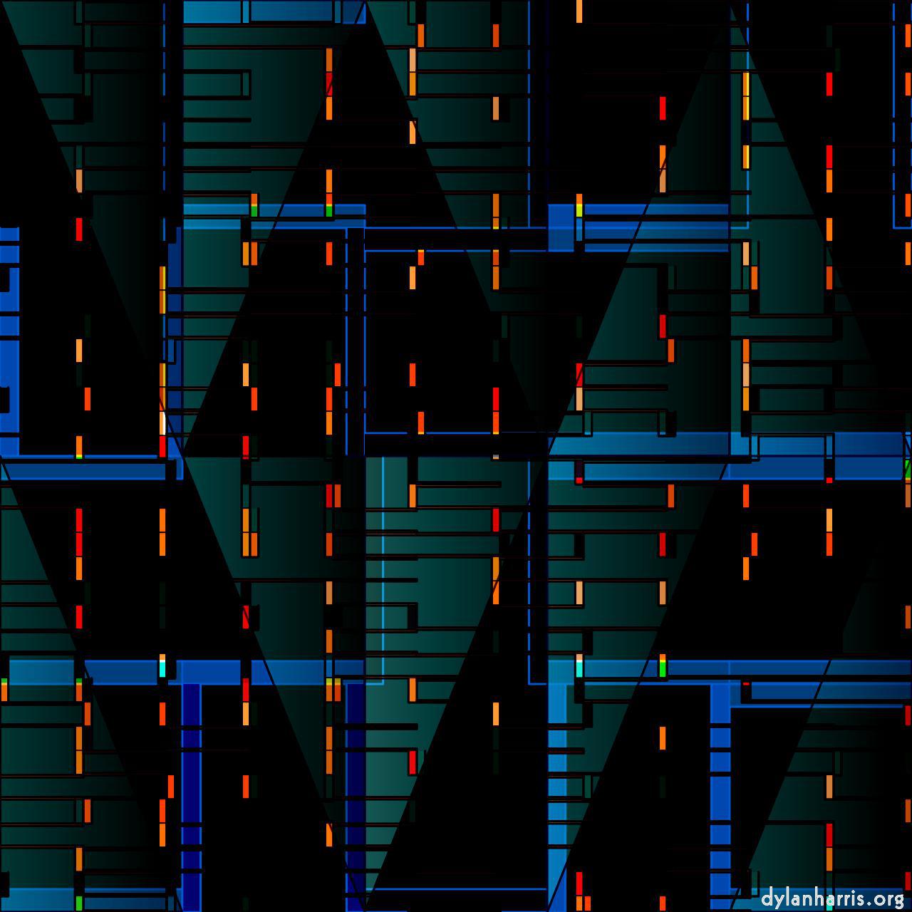 shape and mondrian styles :: truchet&nbsp;composite