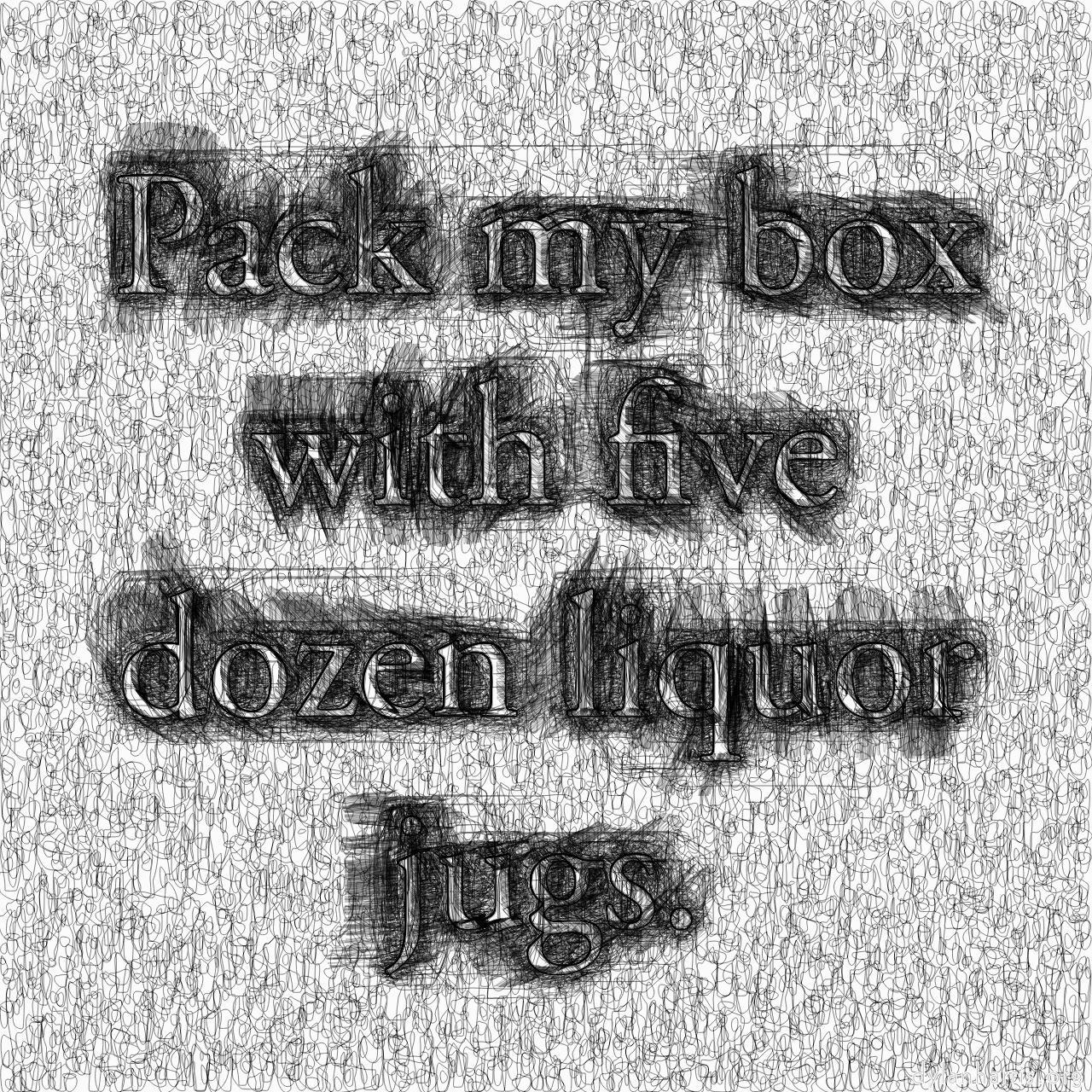 image: sketch and hatch styles :: boundary&nbsp;octagon