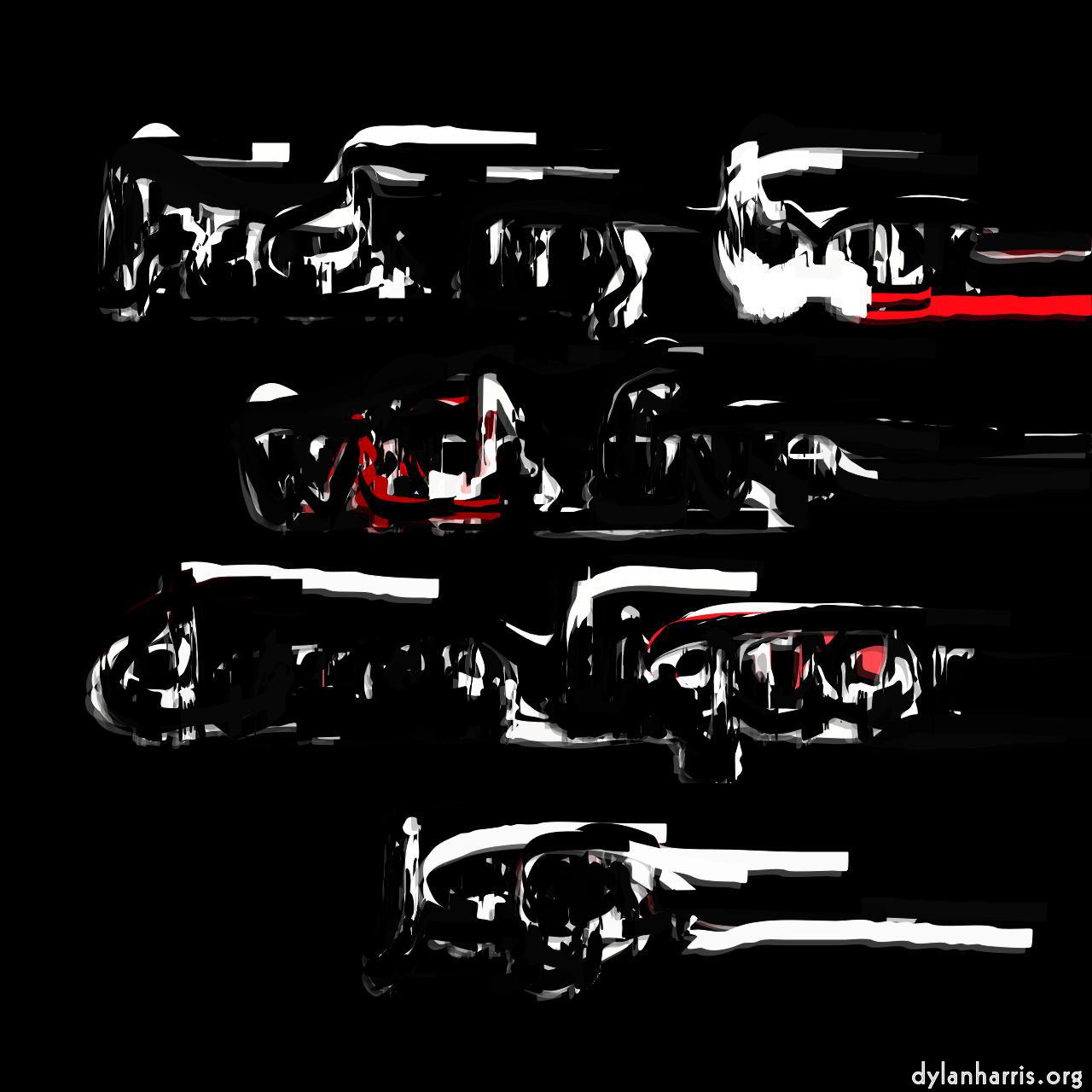 image: natural media vector :: sloppy&nbsp;ribbons