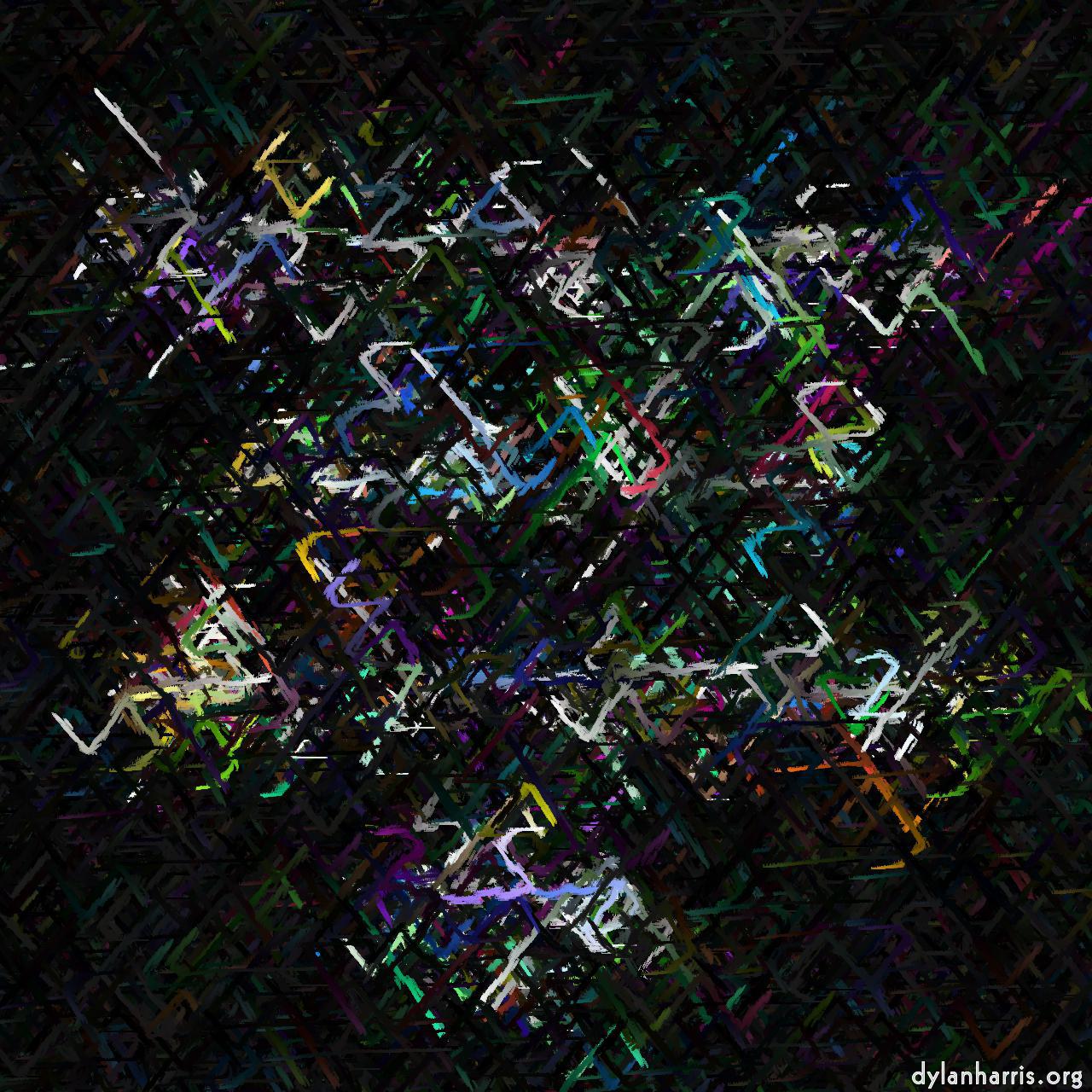 image: abstract natural media :: crayon&mdash;hatch