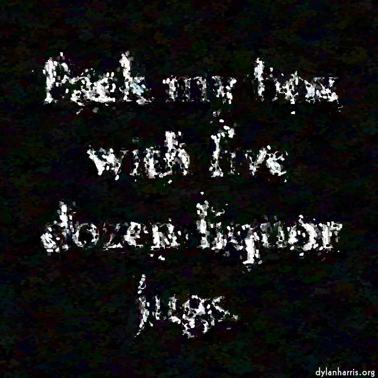 Image: abstract natural media :: pointillistic&nbsp;desat