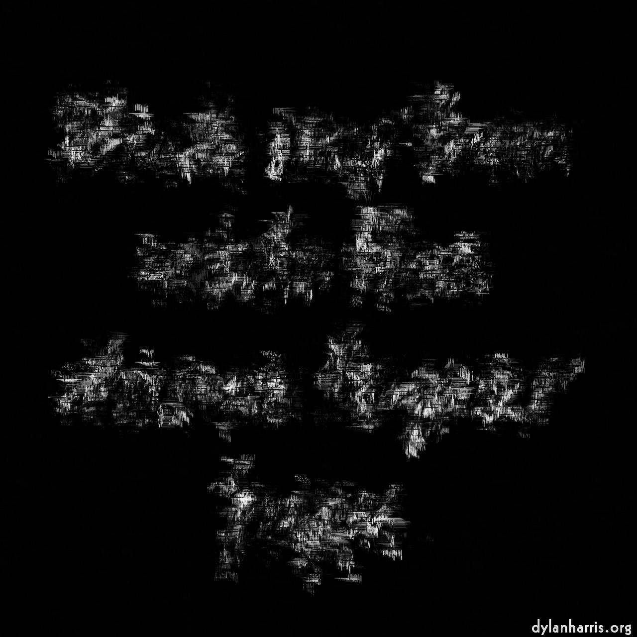 Image: abstract natural media - vector :: black&nbsp;thatch