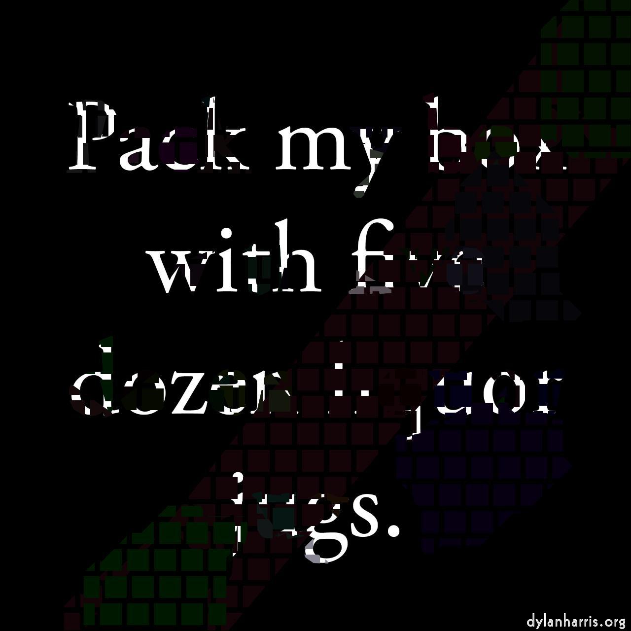 Image: abstract natural media - vector :: fractured&nbsp;squares