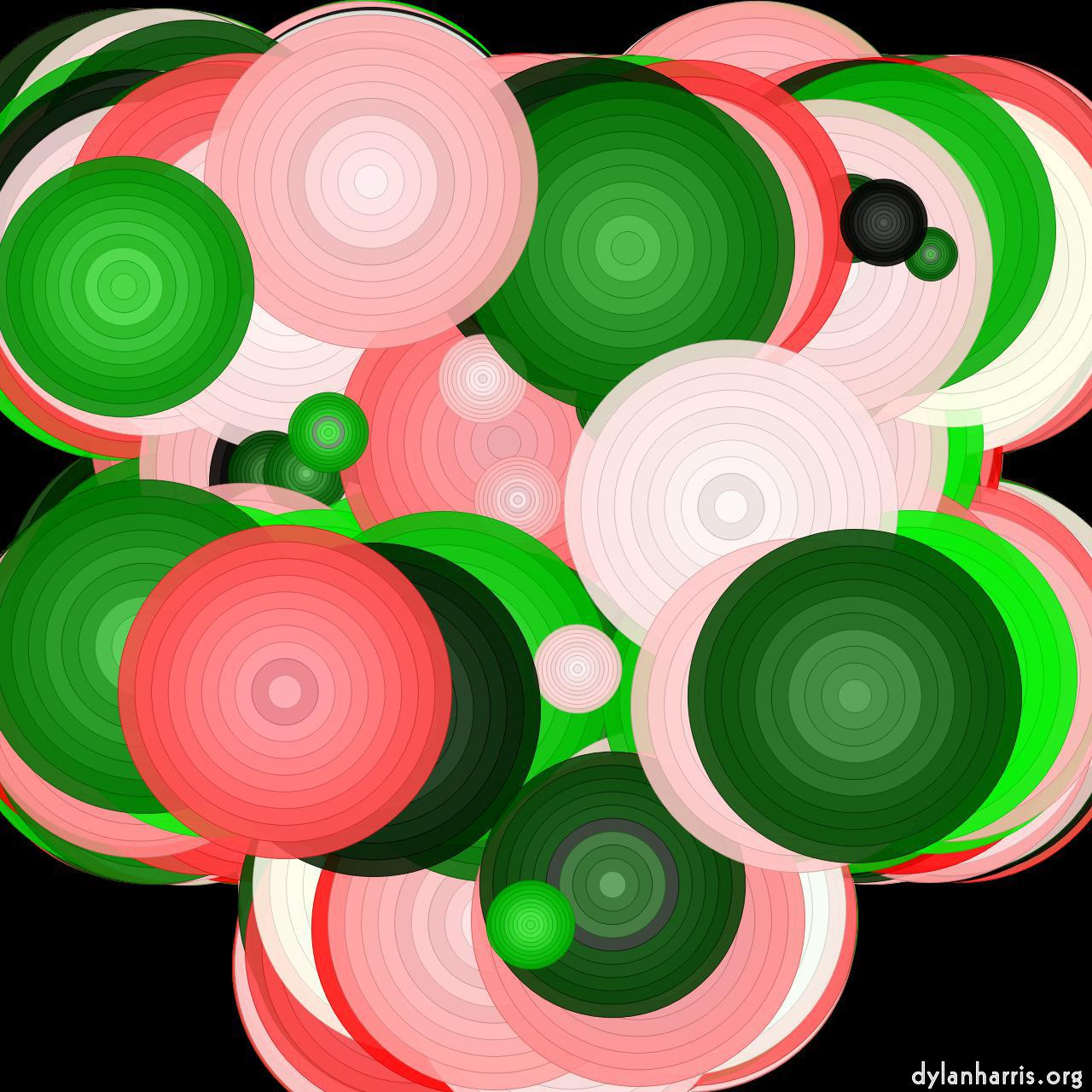 image: abstract shapes - vector :: banded&nbsp;circles