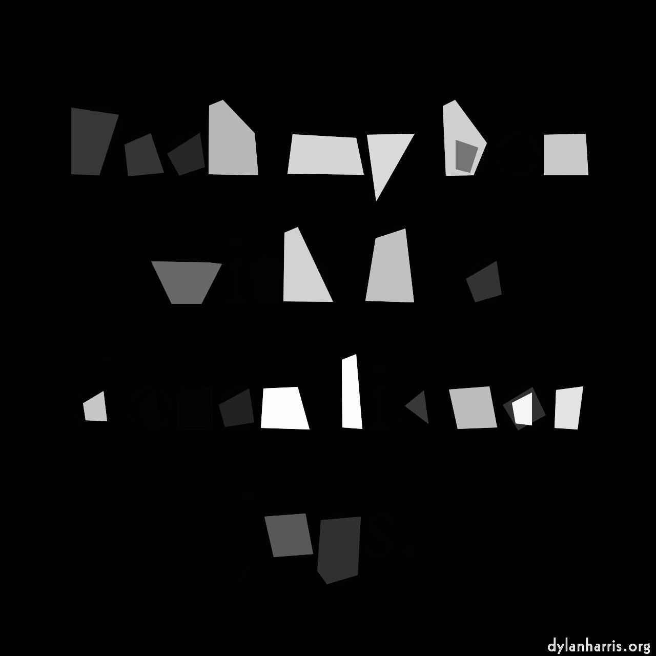 image: abstract shapes - vector :: cubism&nbsp;(portrait)