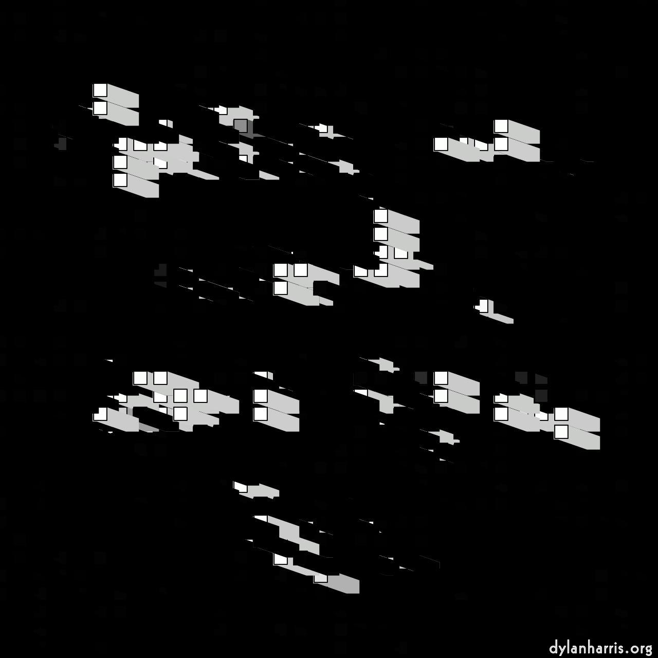 Image: abstract shapes - vector :: extrude&nbsp;grid