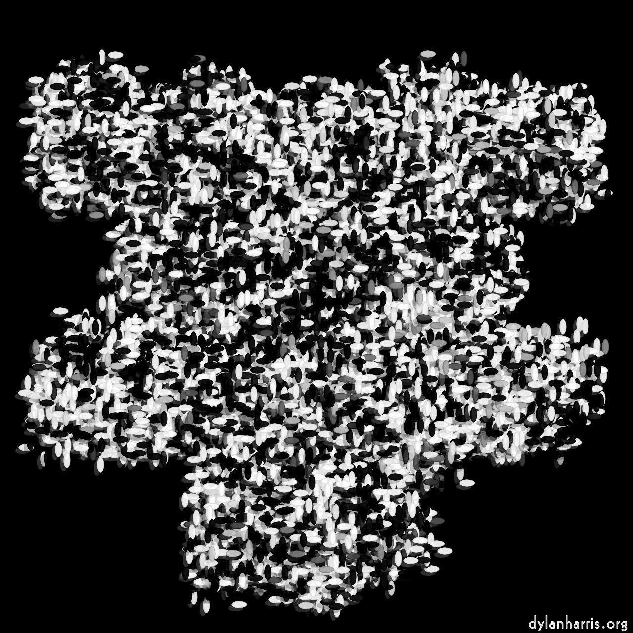 Image: abstract styles - vector raster :: elliptical&nbsp;shadowing