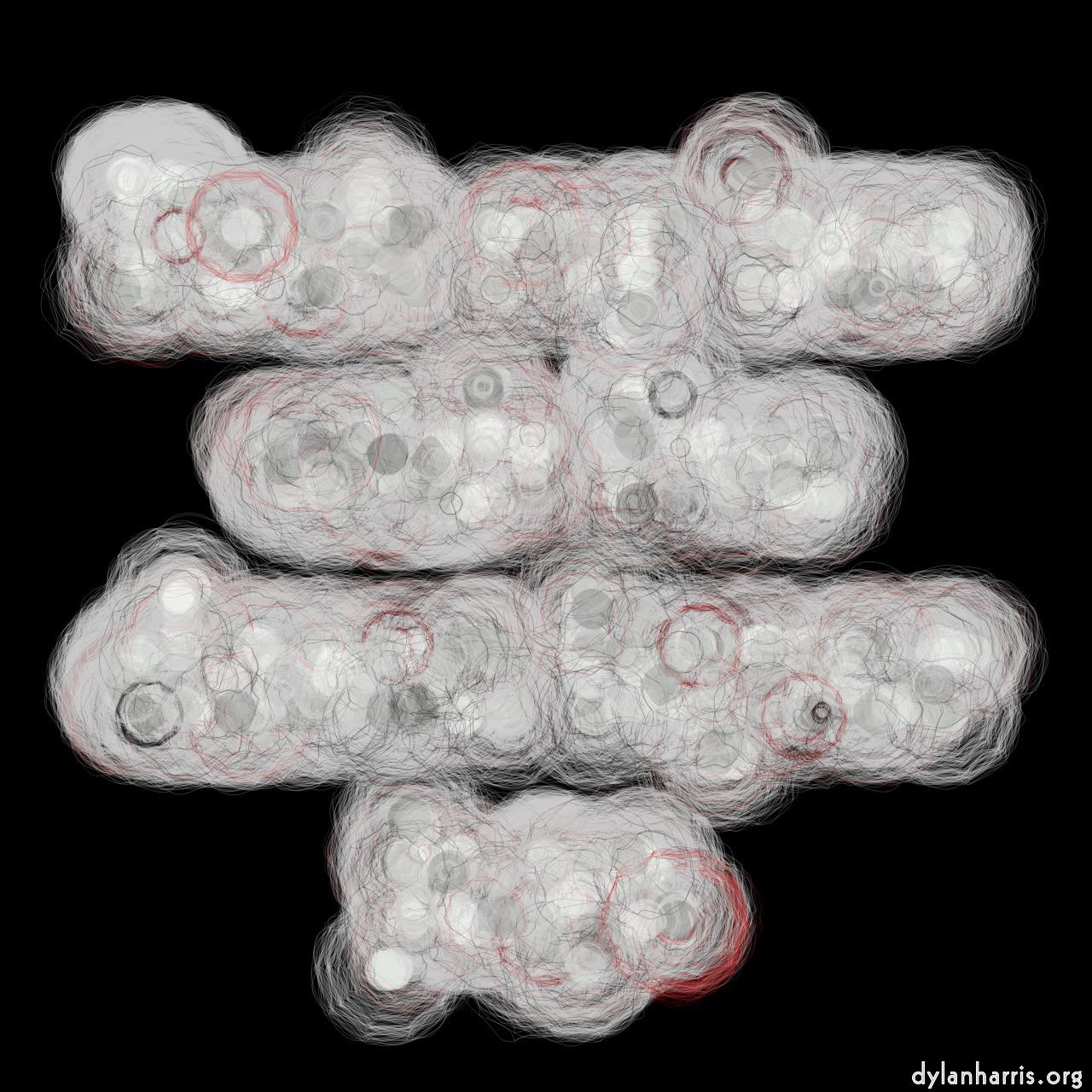 image: abstract styles - vector raster :: hairy&nbsp;circles