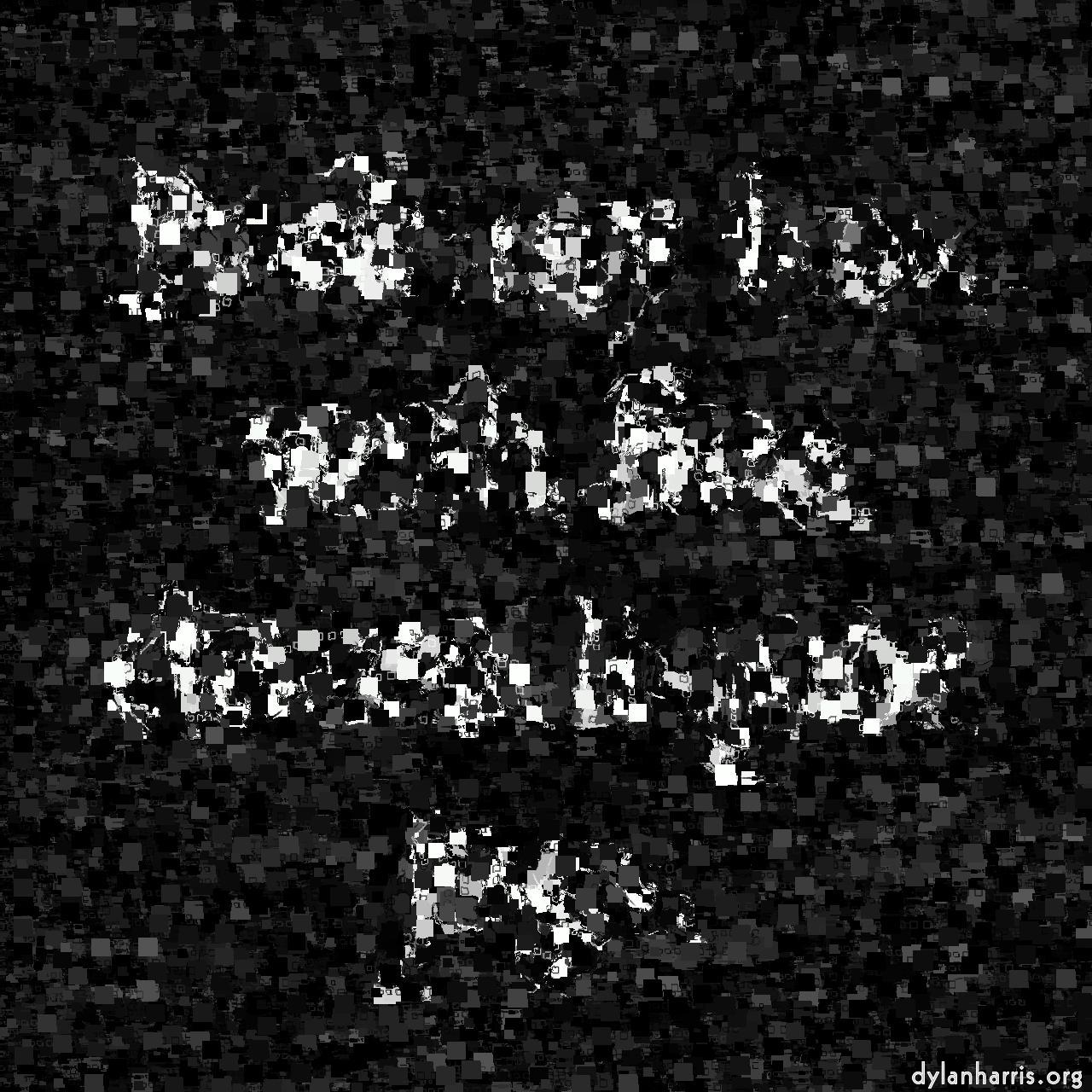 Image: abstract styles - vector raster :: mosaic