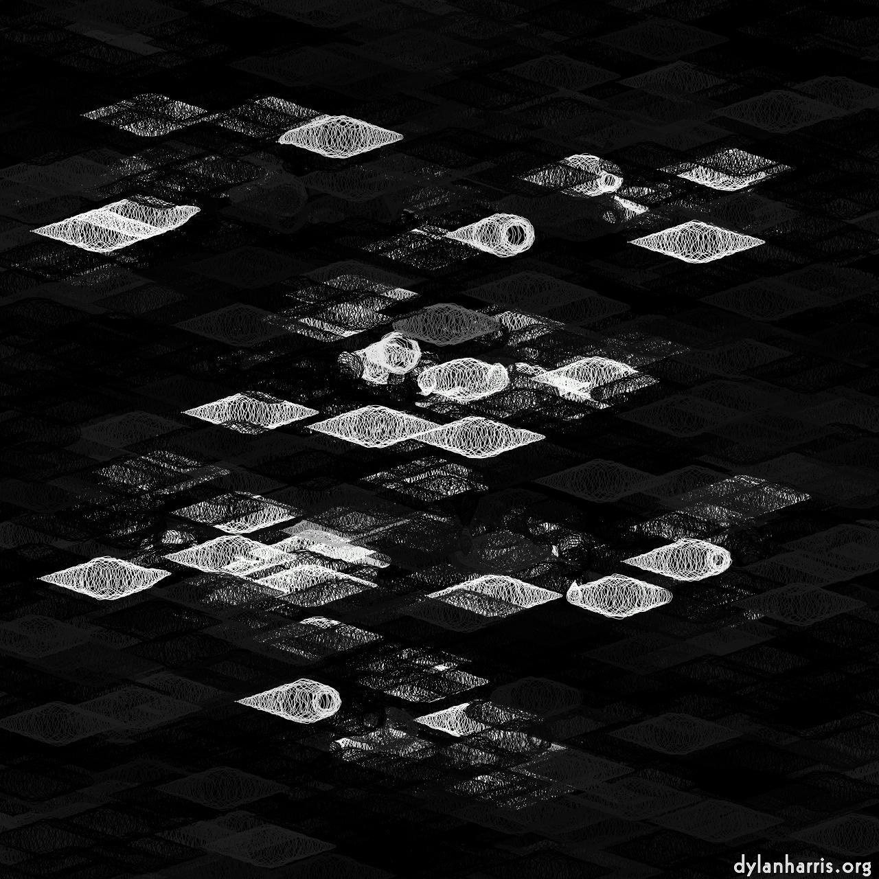 Image: abstract styles - vector raster :: wire&nbsp;cones