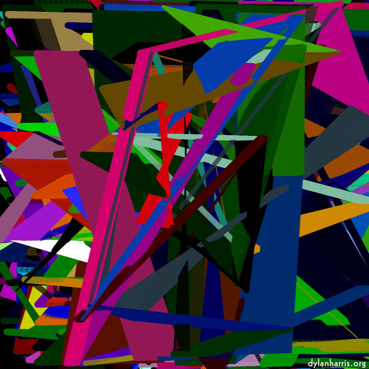 image: animated procedural :: merging&nbsp;triangles