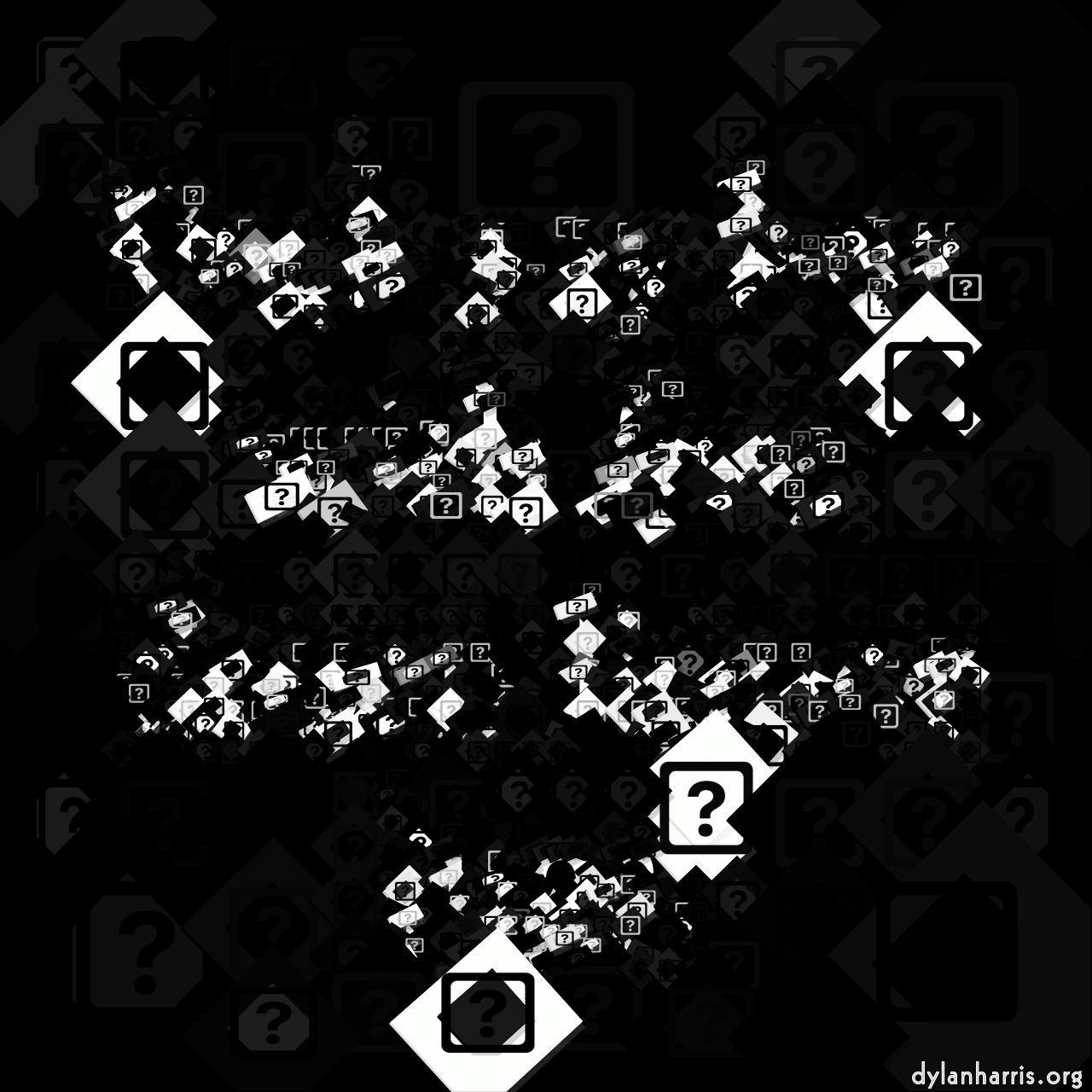 image: mosaic abstract :: diamonds