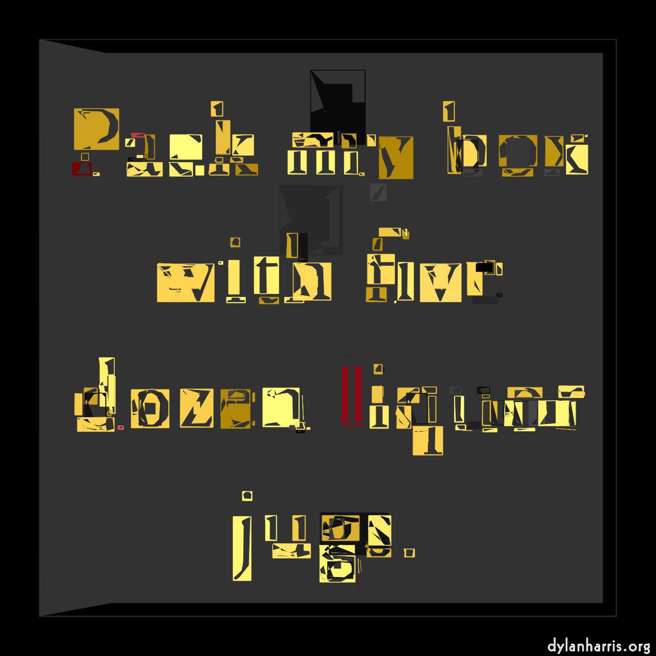 image: mosaic abstract :: fractured&nbsp;rectangles