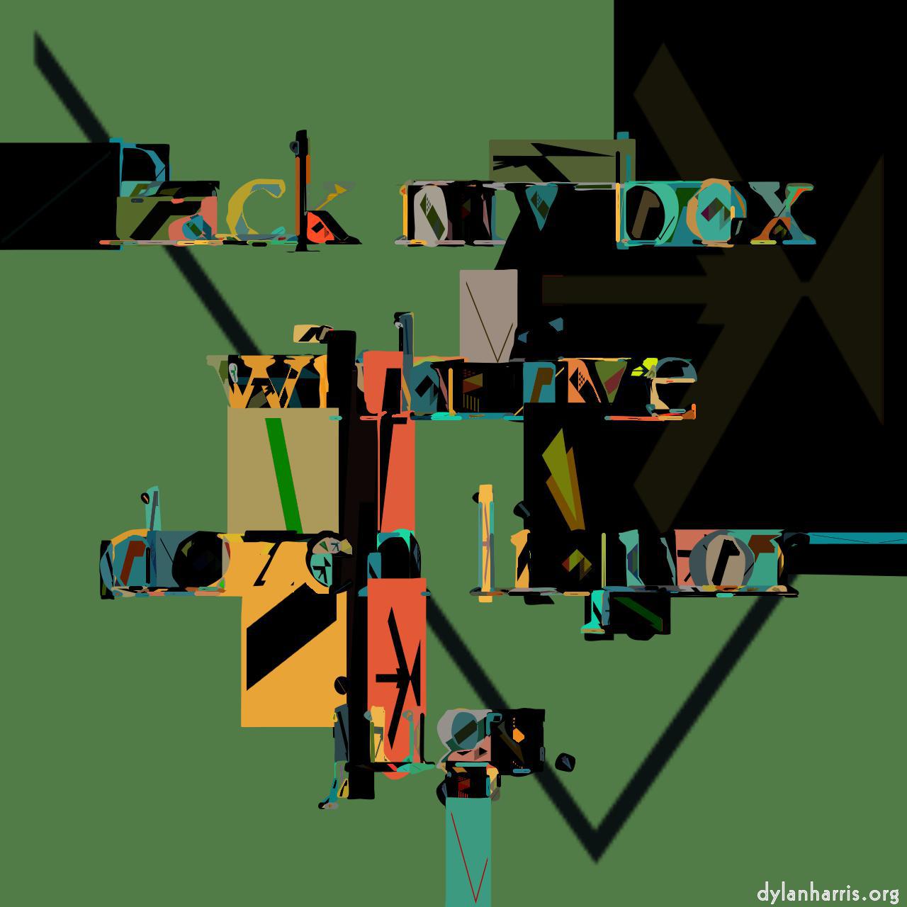 image: mosaic abstract :: random&nbsp;colour&nbsp;palette