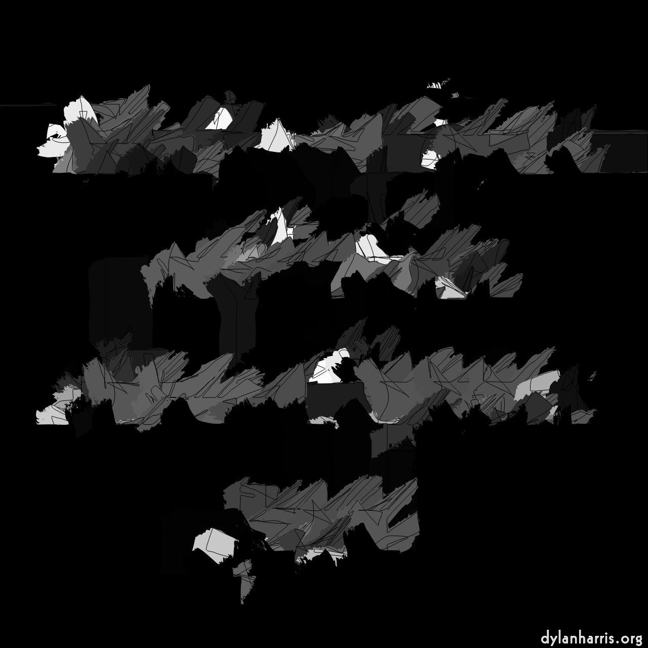 image: mosaic abstract :: squiggle&nbsp;blocks