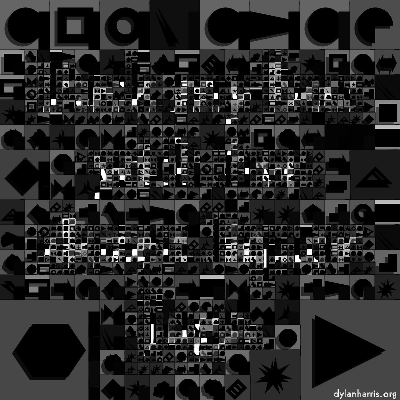 image: mosaic for source with white backgrounds :: msg&nbsp;pattern&nbsp;generator