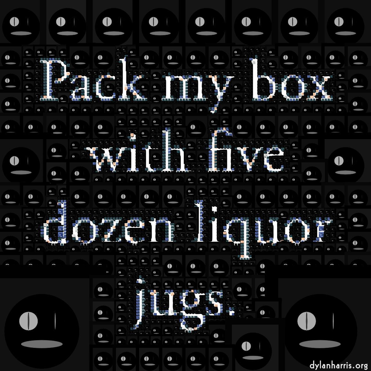 image: mosaic for source with white backgrounds :: msg&nbsp;pattern&nbsp;palettise