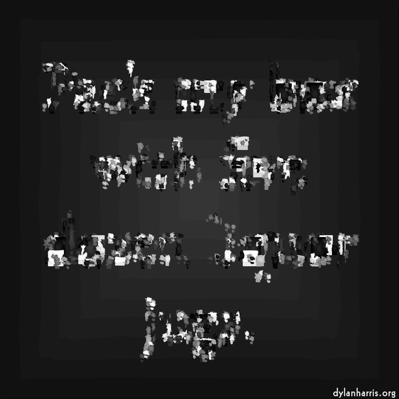 image: mosaic for source with white backgrounds :: painterly&nbsp;greyscale