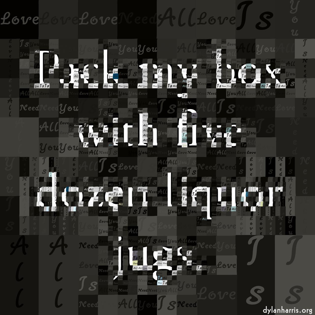 image: mosaic for source with white backgrounds :: palette&nbsp;colour&nbsp;with&nbsp;text