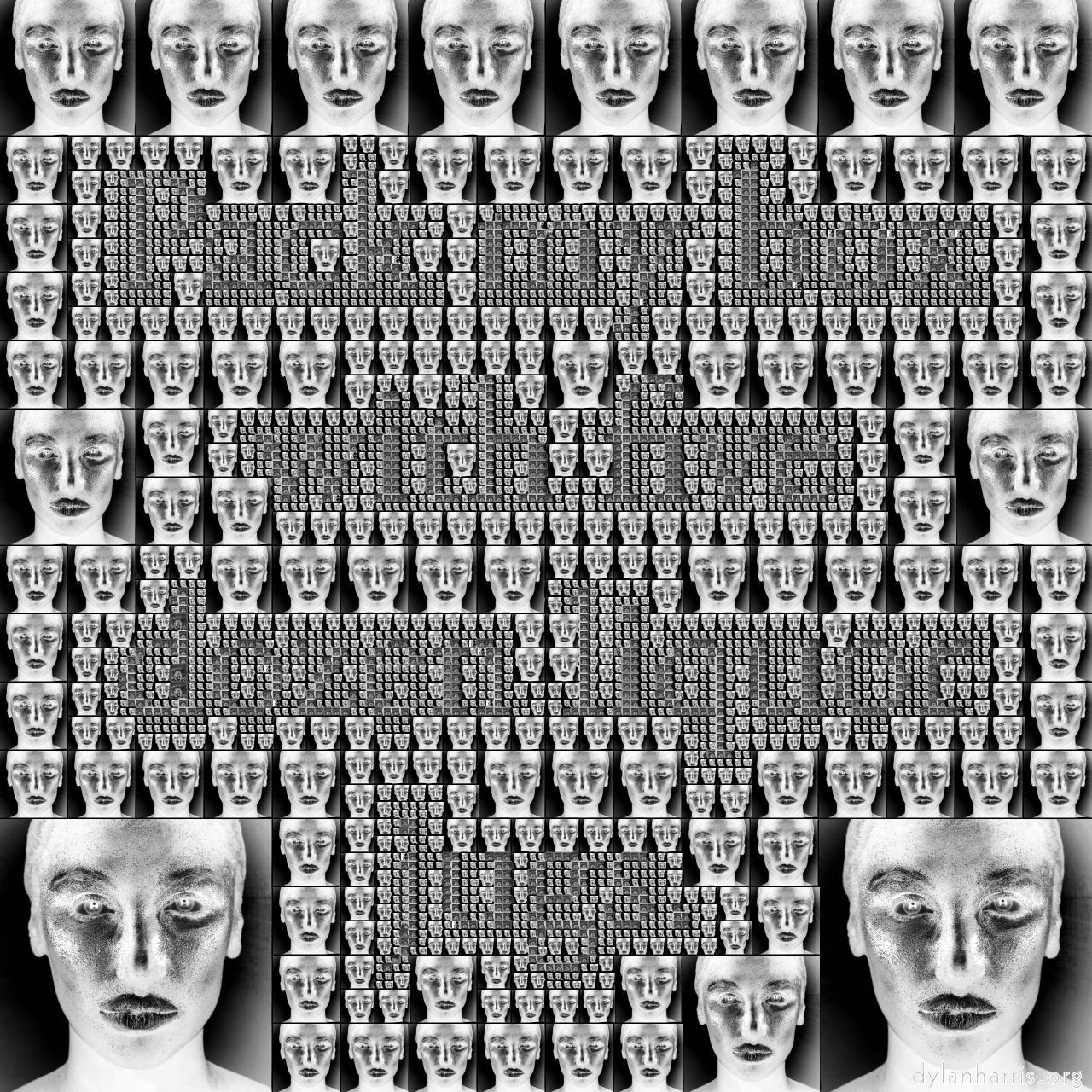 Image: mosaic - image folder - try your own images :: any&nbsp;image&nbsp;type&mdash;invert&nbsp;image&nbsp;colourised