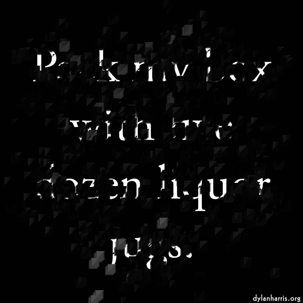 image: mosaic scatters :: raised&nbsp;rect