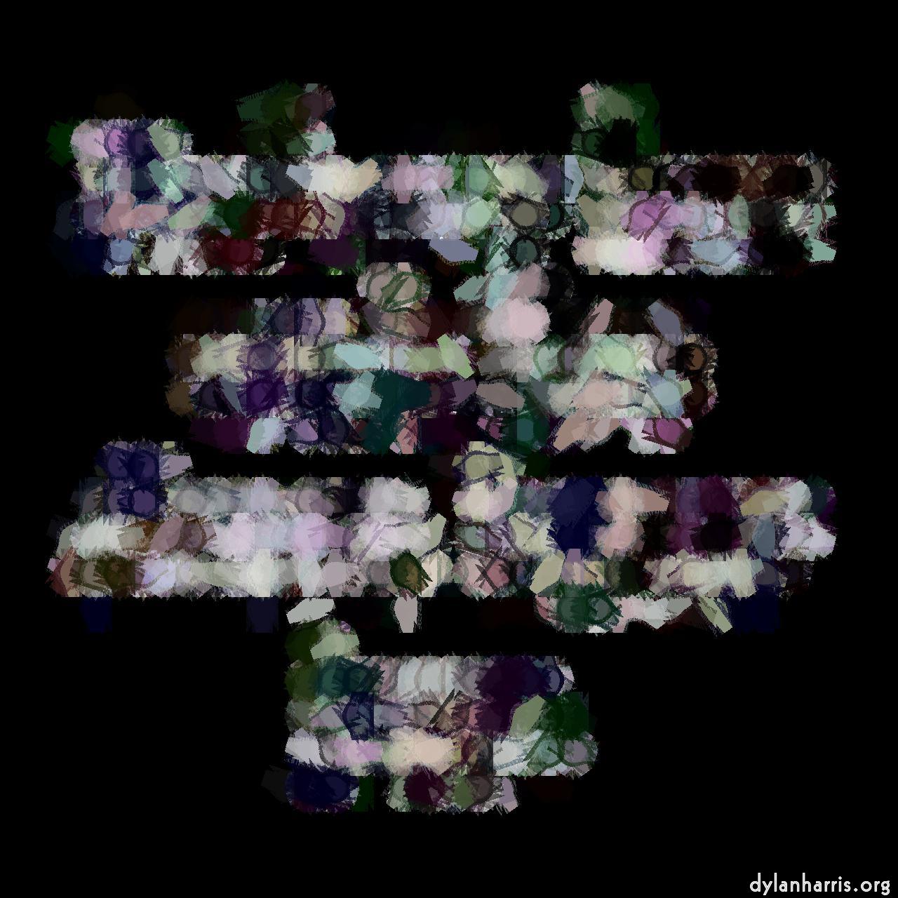 Image: mosaic tiling and half tones :: paint&nbsp;grid&nbsp;patches