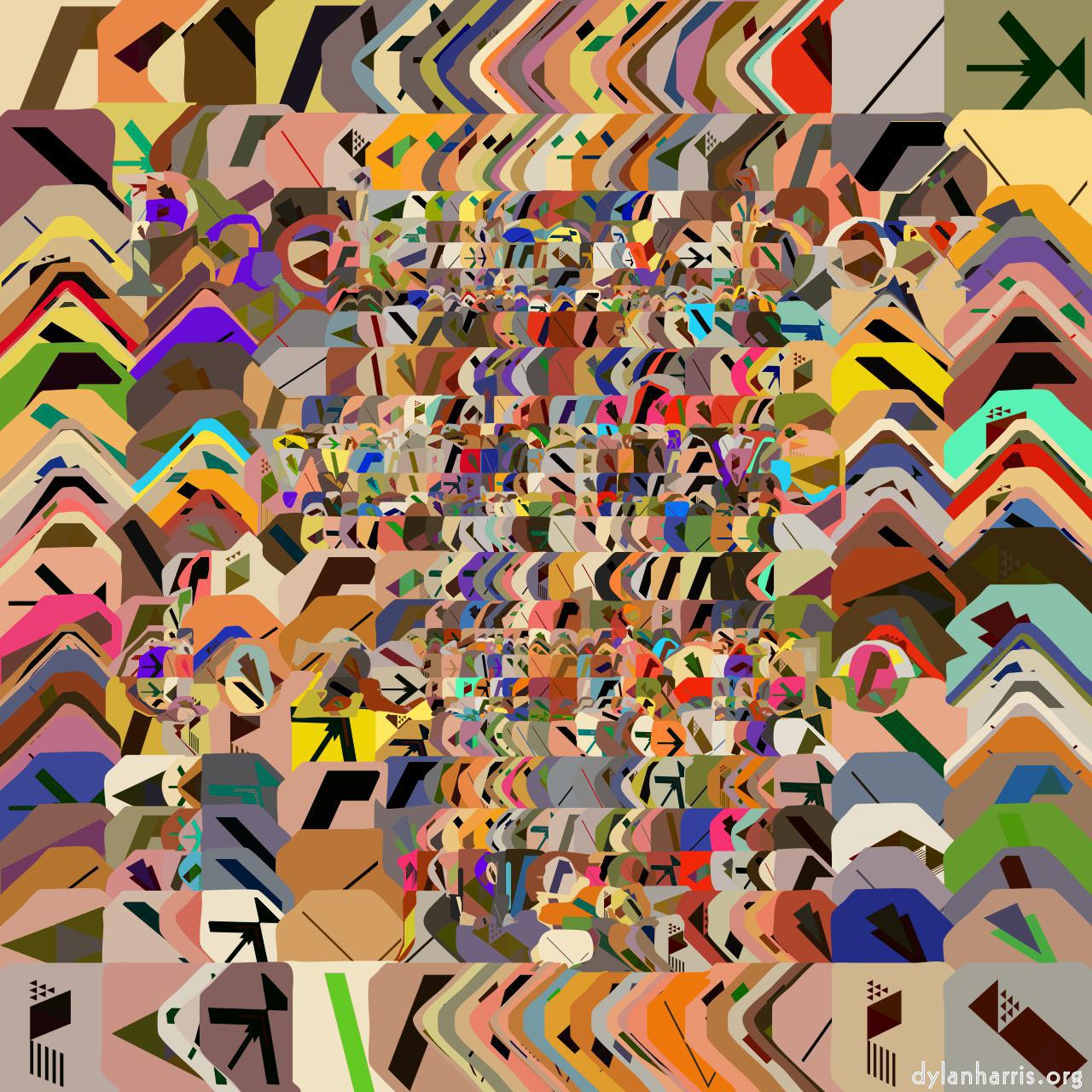 image: mosaic - vector (can adjust manually) :: adv&nbsp;watershed&nbsp;random&nbsp;palette&nbsp;colour