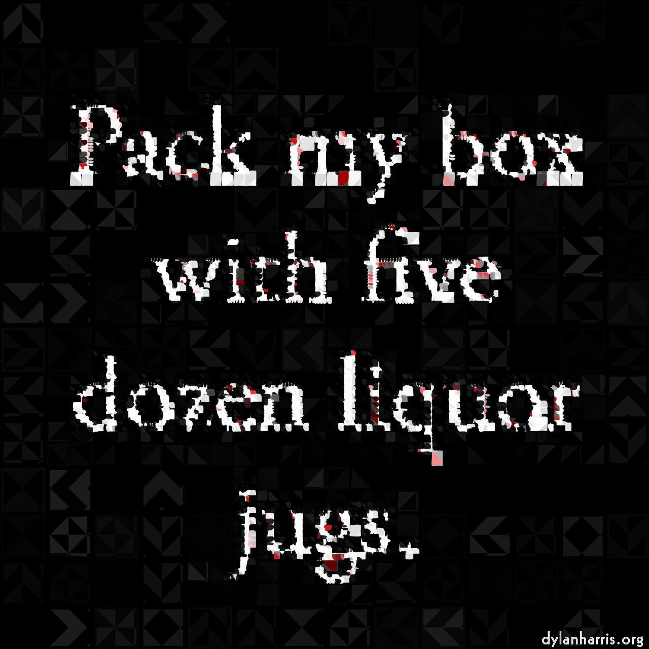 Image: mosaic - vector (can adjust manually) :: chevron&nbsp;and&nbsp;squares