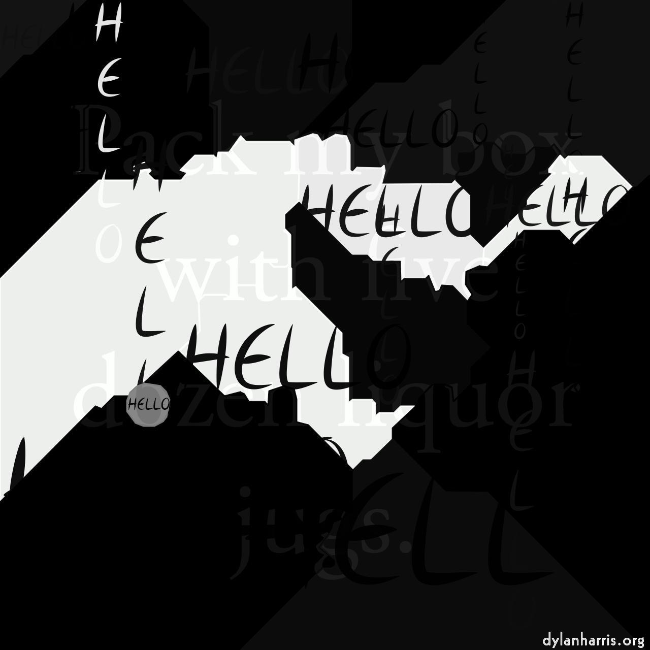 image: mosaic - vector (can adjust manually) :: flat&nbsp;with&nbsp;text