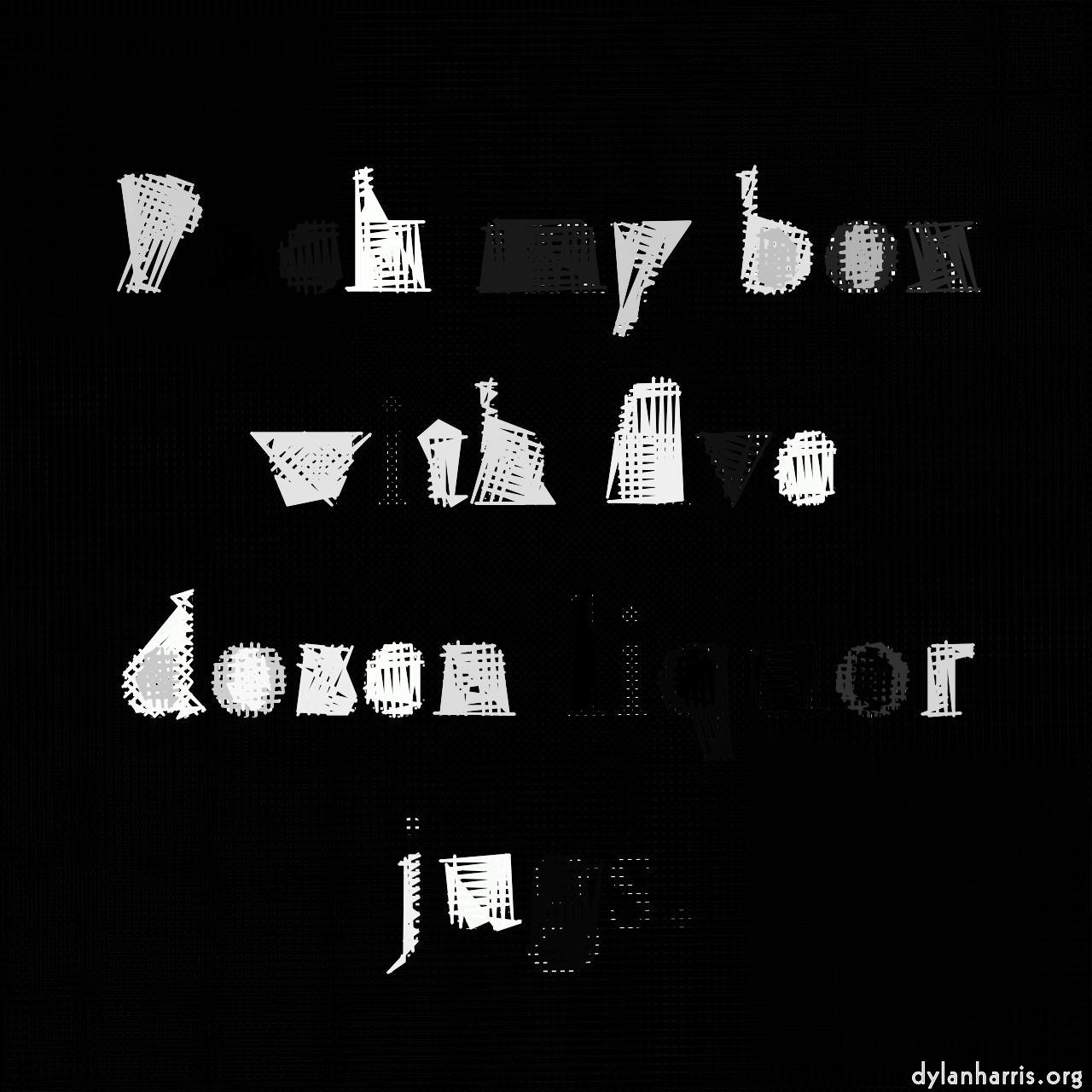 Image: mosaic - vector (can adjust manually) :: hatch