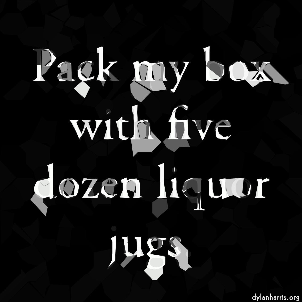 Image: mosaic - vector (can adjust manually) :: jagged